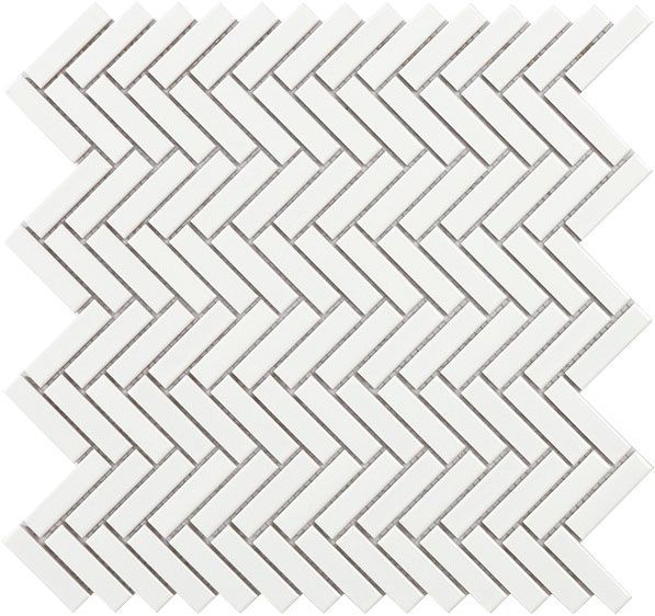 Плитка Intermatex Tech Chevron White Gloss 28,3x27,7 