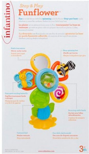 Іграшка розвивальна Infantino Вертушка квіточка