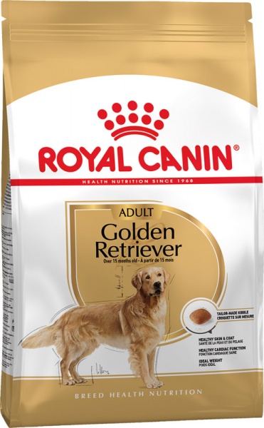 Корм Royal Canin для собак GOLDEN RETRIEVER ADULT (Голден Ретривер Едалт), 12 кг (свійська птиця, рис, кукурудза) 12 кг