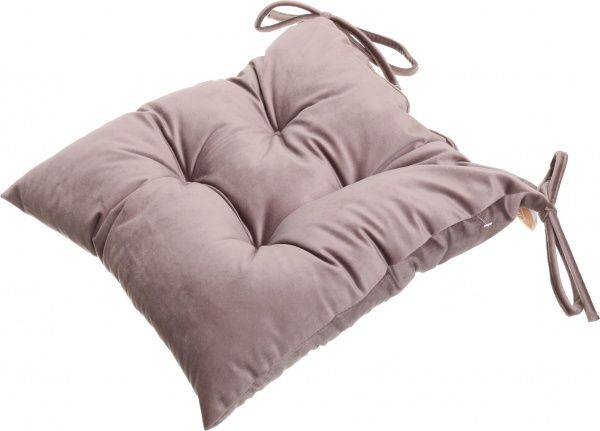 Подушка на стілець Велюр 40х40 см мокко La Nuit