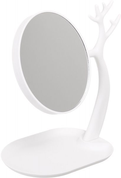 Дзеркало косметичне 28х22х16 см білий 