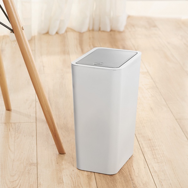 Ведро для мусора MVM 12 л серый BIN-14 12L GRAY