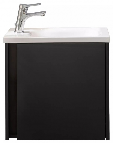 Тумба подвесная ЮВЕНТА Susie - 50 Антрацит с умывальником 