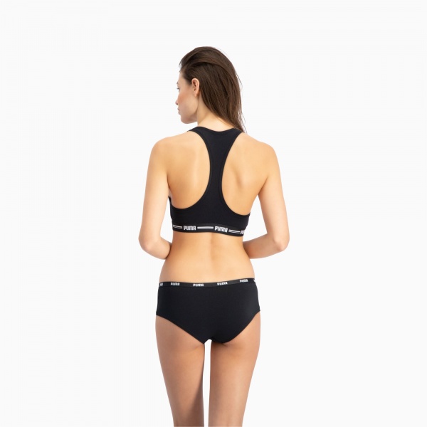 Трусы Puma PUMA WOMEN HIPSTER 2P PACK BLACK 90785203 XS черный