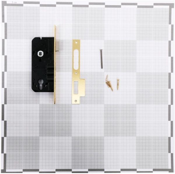 Дверний замок вхідний Mul-T-Lock 385/45 матова латунь