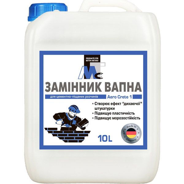 Пластифікатор MTC замінник вапна 10 л