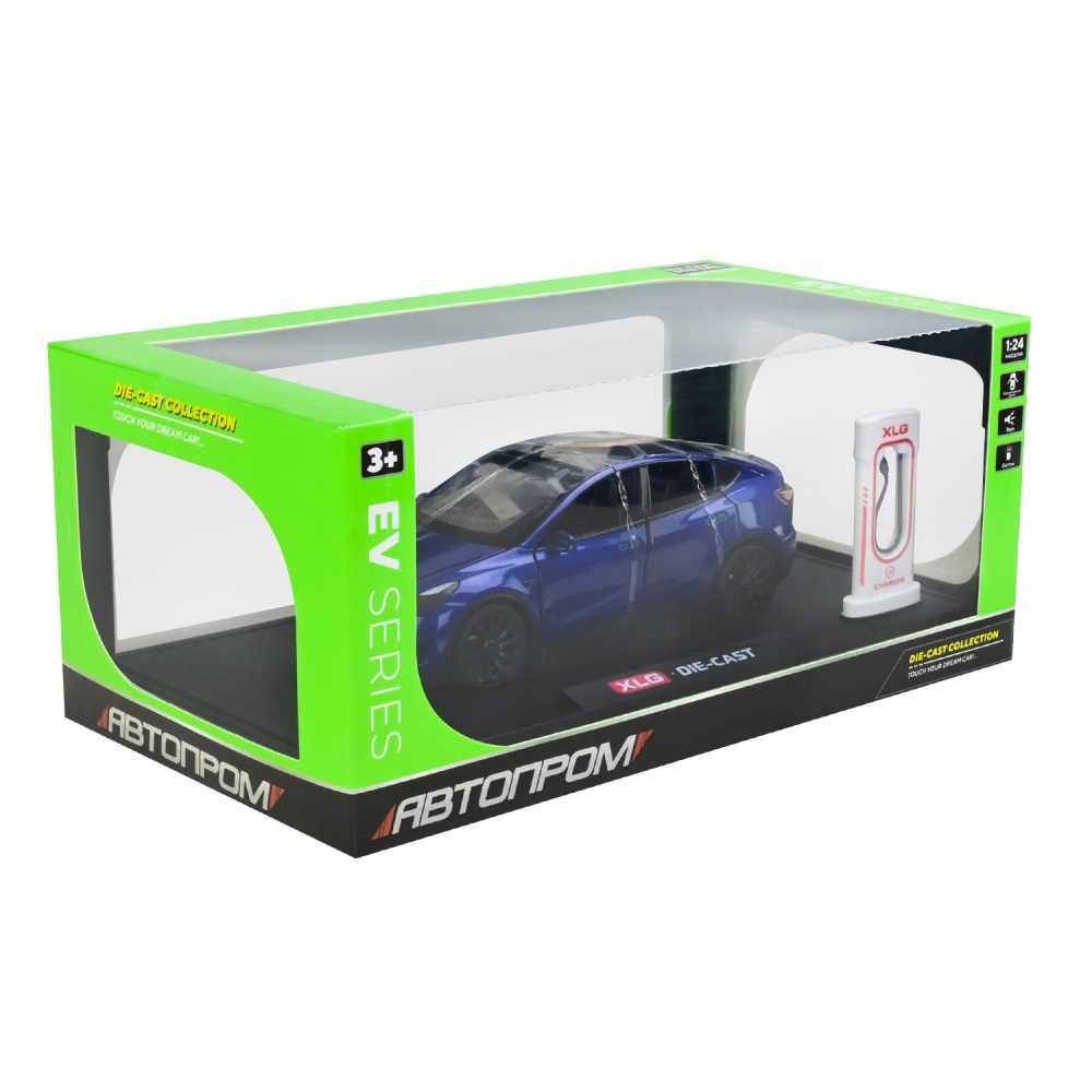 Автомобіль Автопром 1:24 із зарядною станцією AP7711