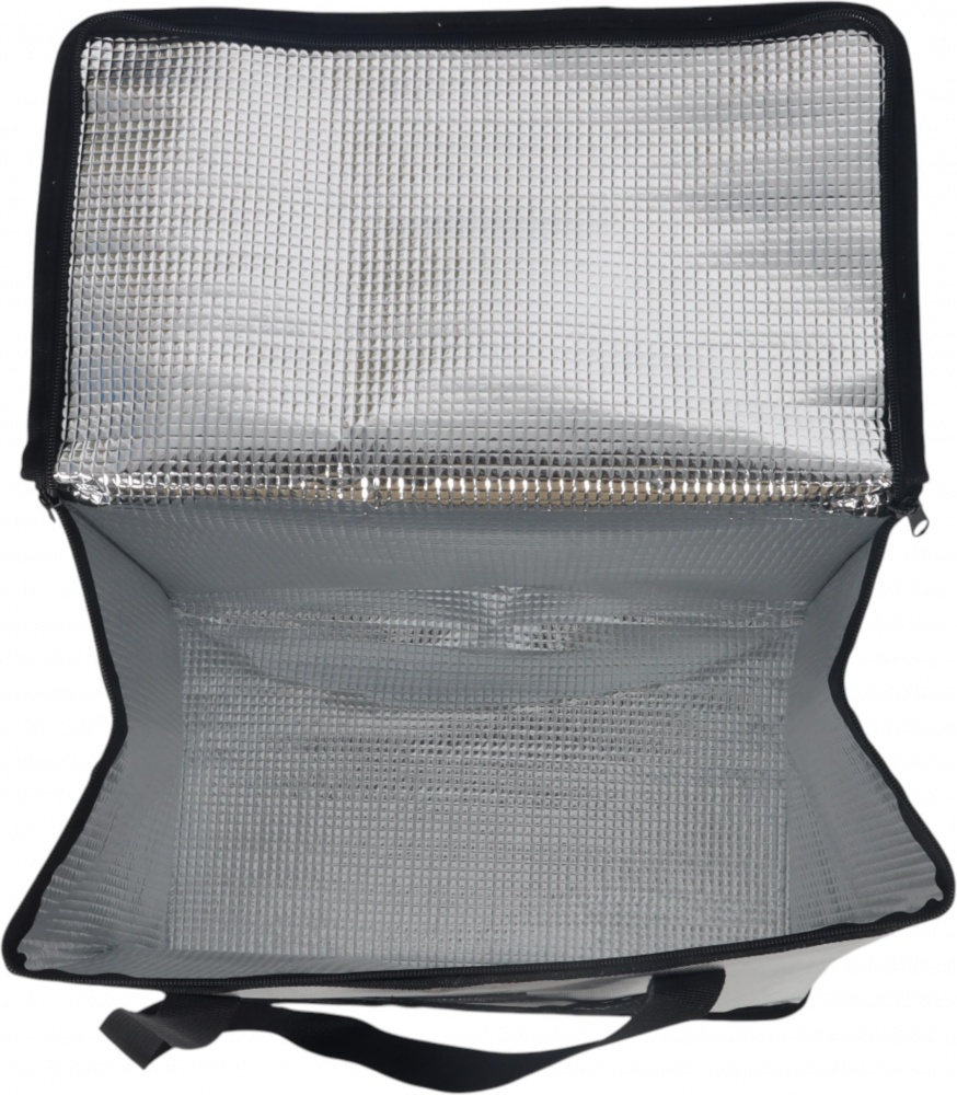 Сумка изотермическая Compass 36x22x33 см 26 л серебристая