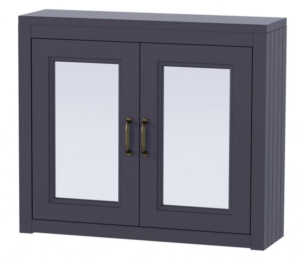 Дзеркальна шафа Aqua Rodos Waterford 70 см антрацит 