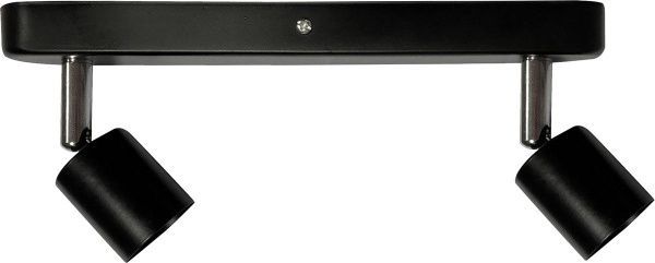 Спот Геотон КС-2 2x50 Вт GU10 чорний 