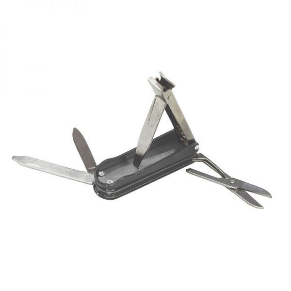 Мультиинструмент Bergamo маникюрный Nail графитовый