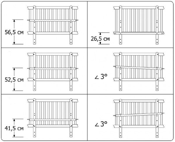 Кроватка детская Veres ЛД5 Монако капучино-белый 05.3.1.211.13