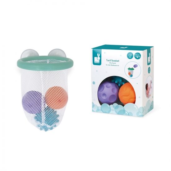 Іграшка на присосках Janod Кошик з м'ячиками J04708