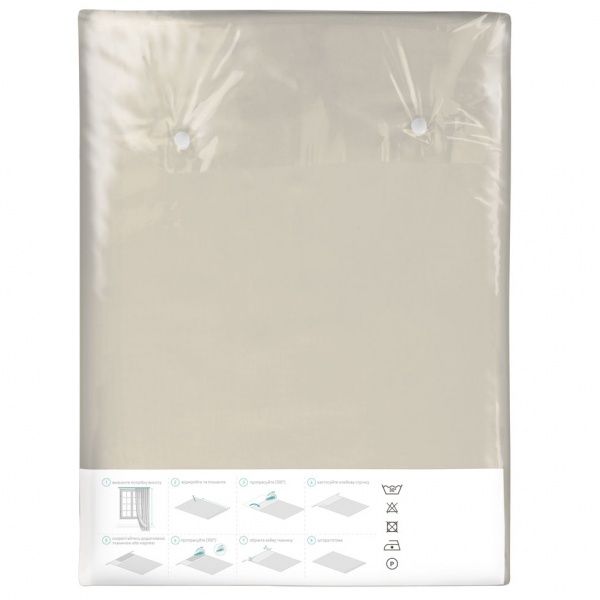 Гардина Crep 400х285 см пісочний Decora textile