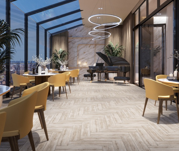 Плитка INTER GRES Cedro коричневий темний 1560 11 032 14,8х60 