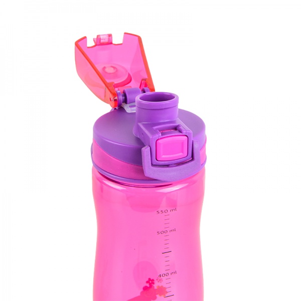 Бутылка для воды Stephania 650 мл розовая K22-395-05 KITE