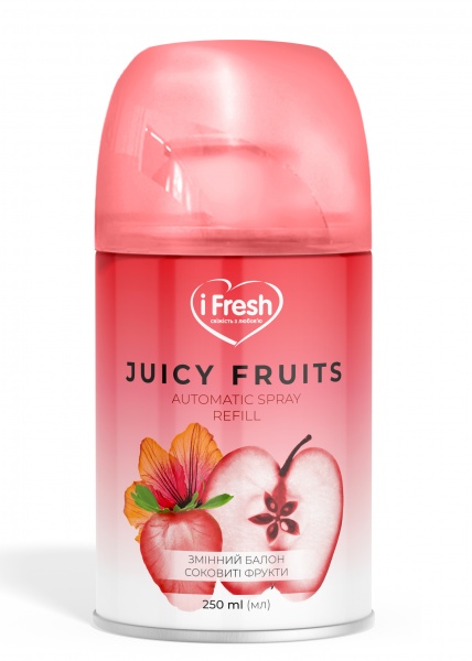 Сменный баллон для автоматического освежителя воздуха iFresh juice fruits 250 мл