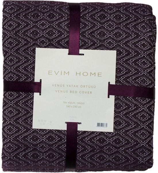 Покривало Venus 160x230 см фіолетовий 