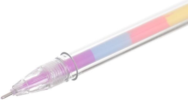 Ручка гелевая Радуга серая 