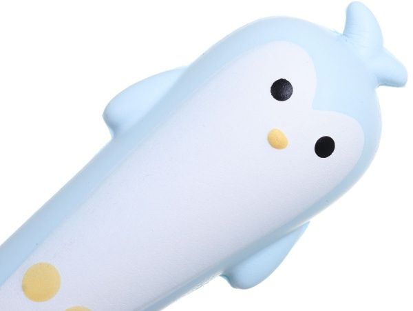 Ручка шариковая Пингвин, голубой 