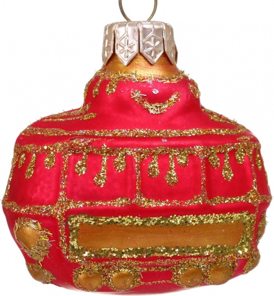 Декорация новогодняя Формовая игрушка в ассортименте 7 см 