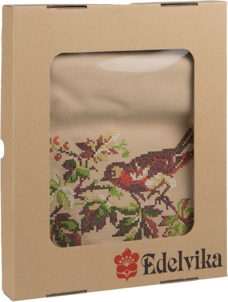 Набор салфеток Эдельвика Птицы 2 шт. 234-16/00 35x45 см бежевый 