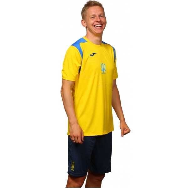 Футболка форми збірної України 2021 Joma Ukraine Official Replica T-shirt 101264.907 р.M жовтий