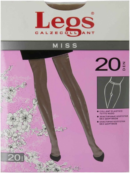 Колготки Legs MISS 20 den SAND 4 коричневый
