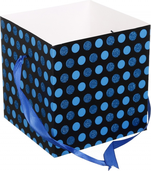 Коробка складная Полосы/горох 20x20x20 см (EBXM9801)