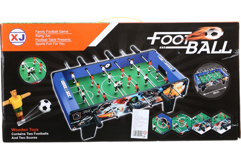 Настільний футбол XIANGJUN дерев'яний 69х37х24 см OTG0810648