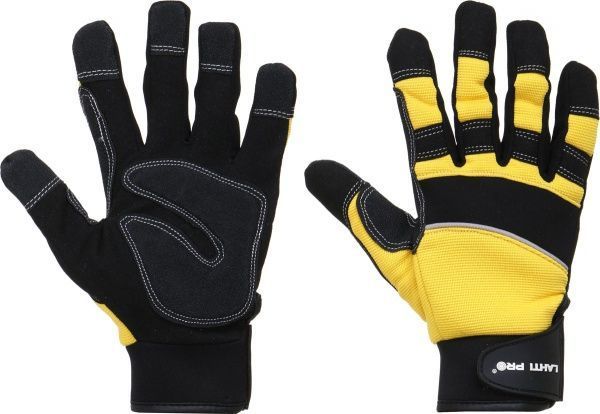Перчатки Lahti Pro защитные с покрытием микрофибра XL (10) L280810K
