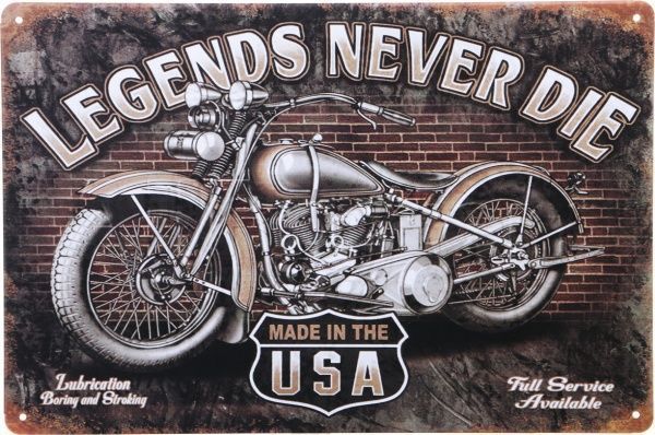 Табличка сувенирная Ride Free 20х30 см