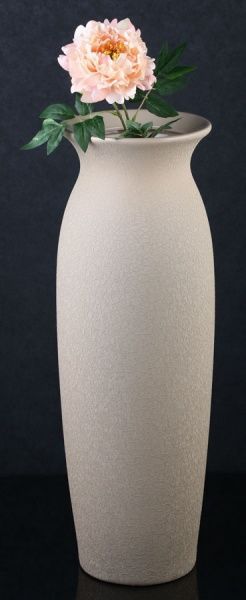 Ваза керамическая бежевая Луиза шелк 68 см