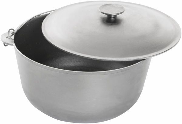 Казан походный Biol 20 л алюминиевый с дужкой и крышкой К2000Т