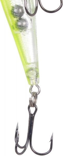 Воблер Clepsydra FLU-E075 7,5 г 90 мм #3 желтый с синей головой