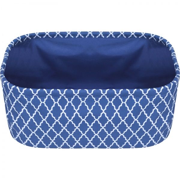 Корзина Ромб синий суб.849 32x20x16 см (747664) Bagland