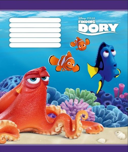 Зошит шкільний У пошуках Дорі 12 аркушів коса Міцар+