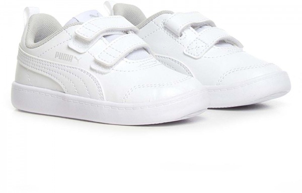 Кросівки Puma COURTFLEX V2 V INF PEACOAT-HIGH RISK 37154404 р.27 білий