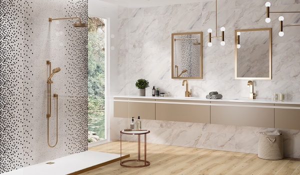 Плитка Opoczno Олімпія Біла Структурна глоссі 30x60 