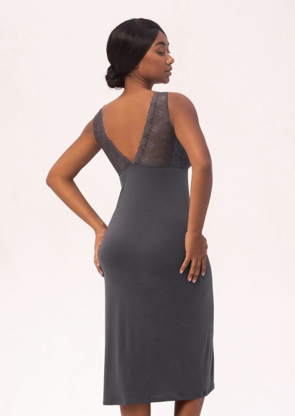 Ночная рубашка Roksana Laurika 1442/60460 р.S серый