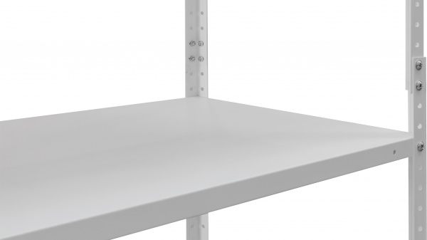 Стеллаж металлический УХЛ-Маш white 1860x1190x500 мм металл полка 5 шт. краска 