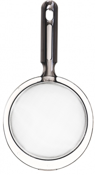 Сито с ручкой grey 13 см нержавеющая сталь пластик UP! (Underprice)