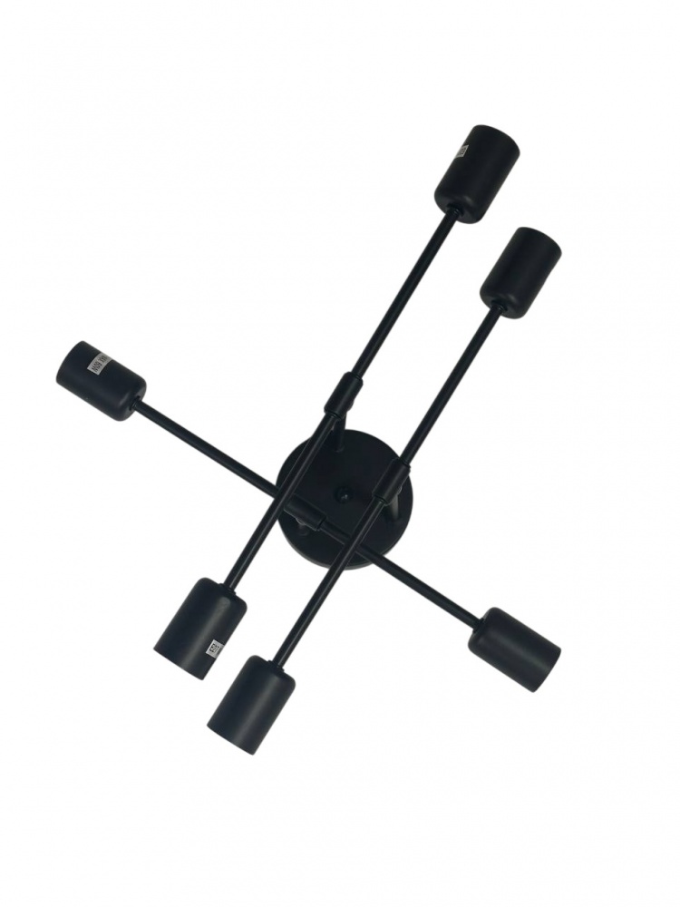 Люстра ELIOS 6x5 Вт E27 чорний DL1016