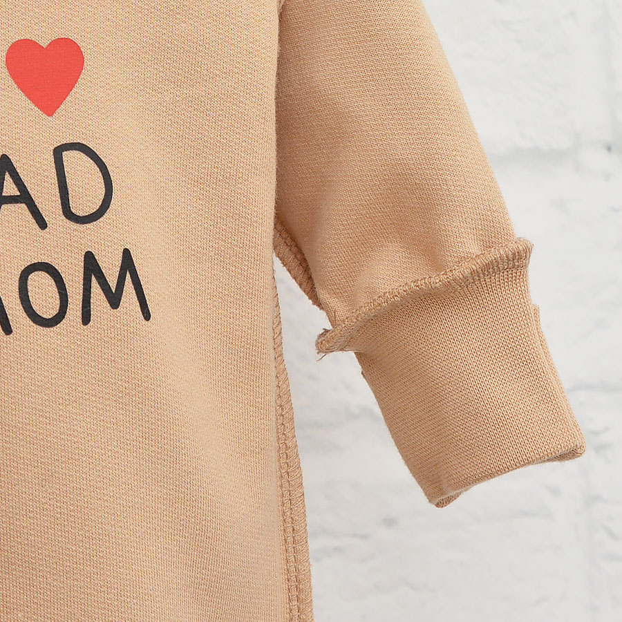 Комплект для новорожденных Blanka Люблю папу маму бежевый р.50-56 110911