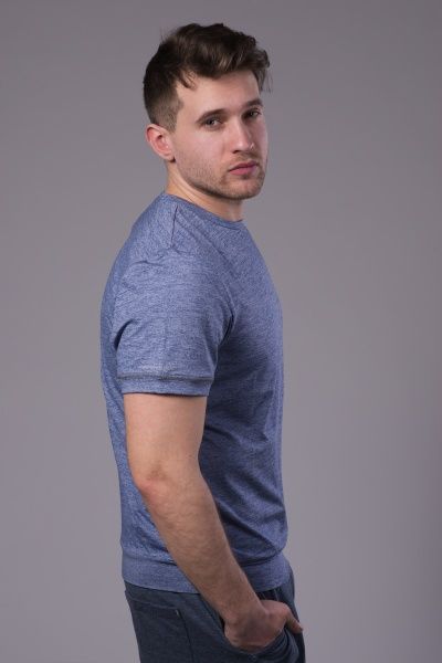 Футболка Avecs AV-30019/18 46 сіро-синій