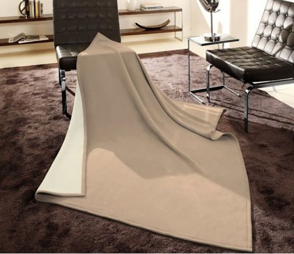 Плед Kamel 150х200 см 150x200 см коричневый Biederlack 