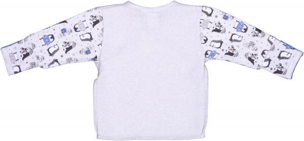 Распашонка детская Baby Veres Penguins р.56 голубой 