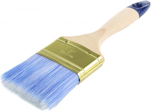 Кисть флейцевая Hardy профи 3 синяя 75 мм 0204-427630