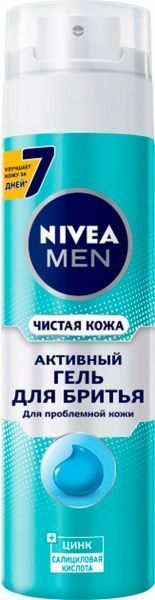 Гель для бритья Nivea MEN Чистая кожа 100 мл