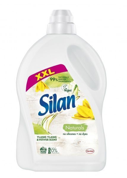 Кондиционер для белья Silan Naturals Иланг-иланг и ветивер 2,7 л